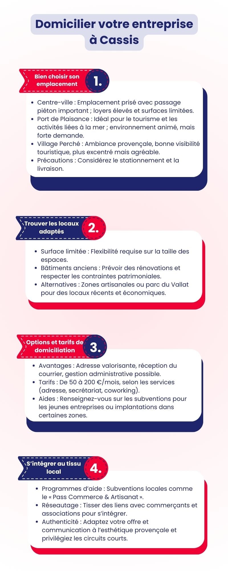 Comment domicilier votre entreprise sur Cassis : nos conseils