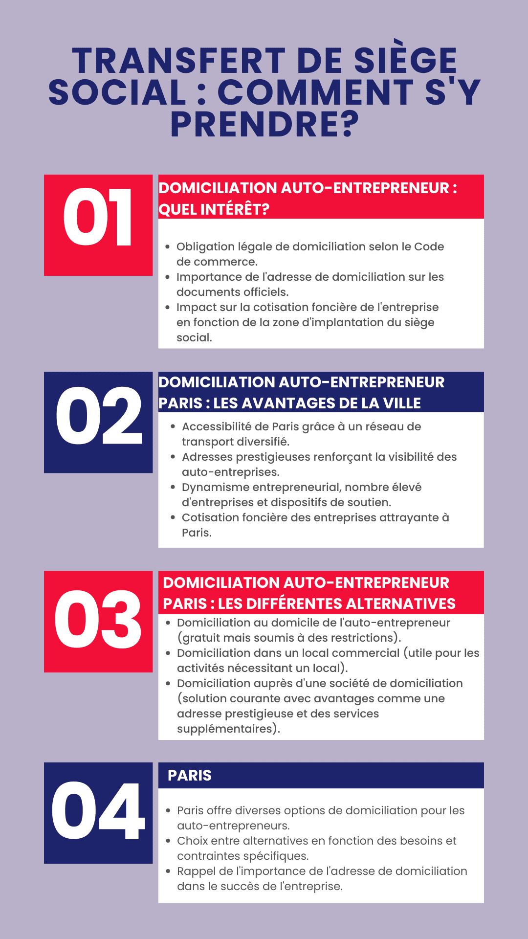 Domiciliation auto-entrepreneur Paris