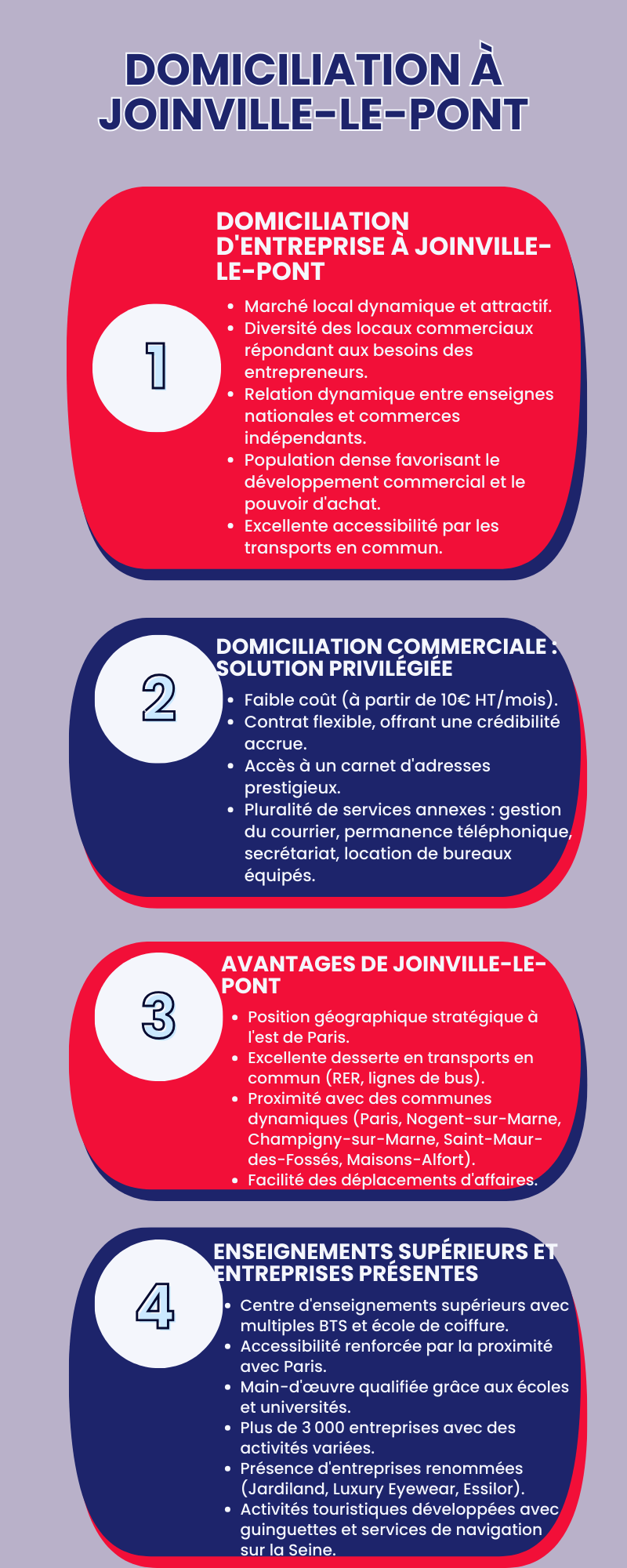 Domiciliation Joinville